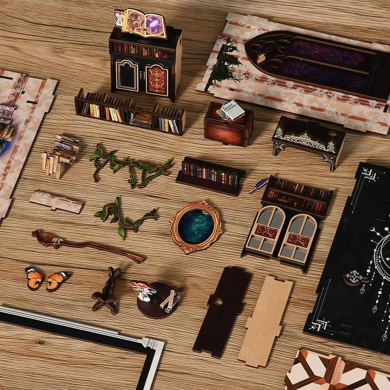 Magic Book Mirror DIY Book Nook Kit