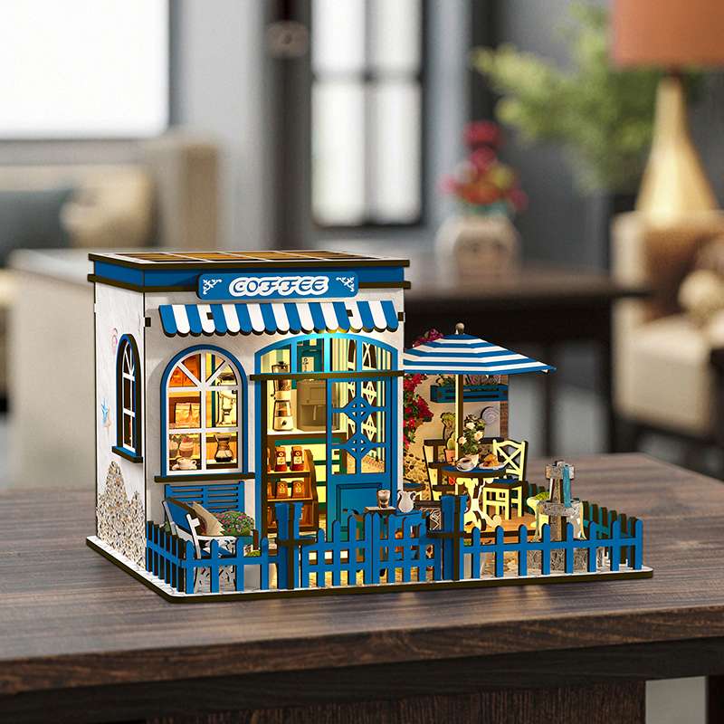 Seaside Coffee House Miniature House Kit
