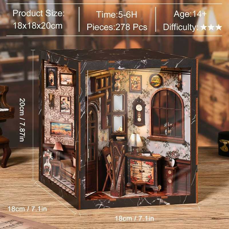 European Melody Room Miniature House Kit