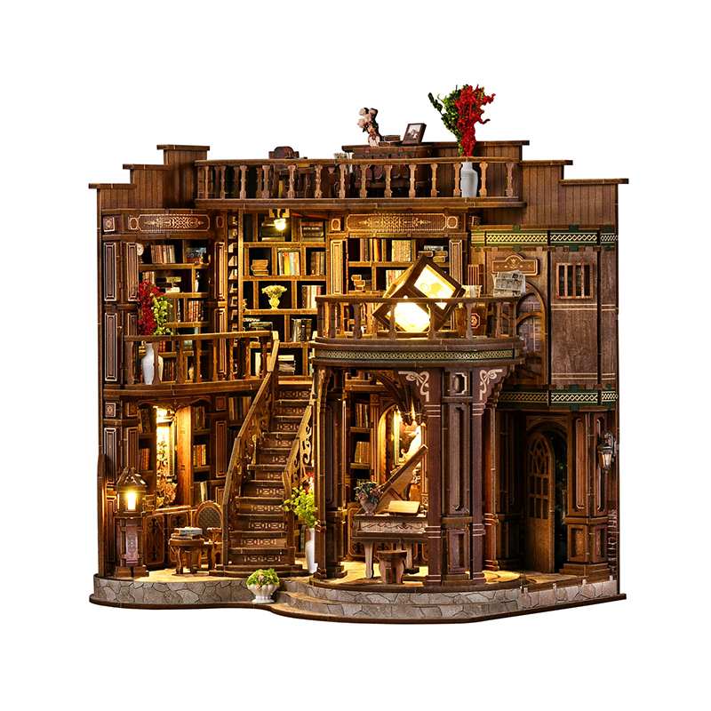 Grand Library Hall DIY Book Nook Kit