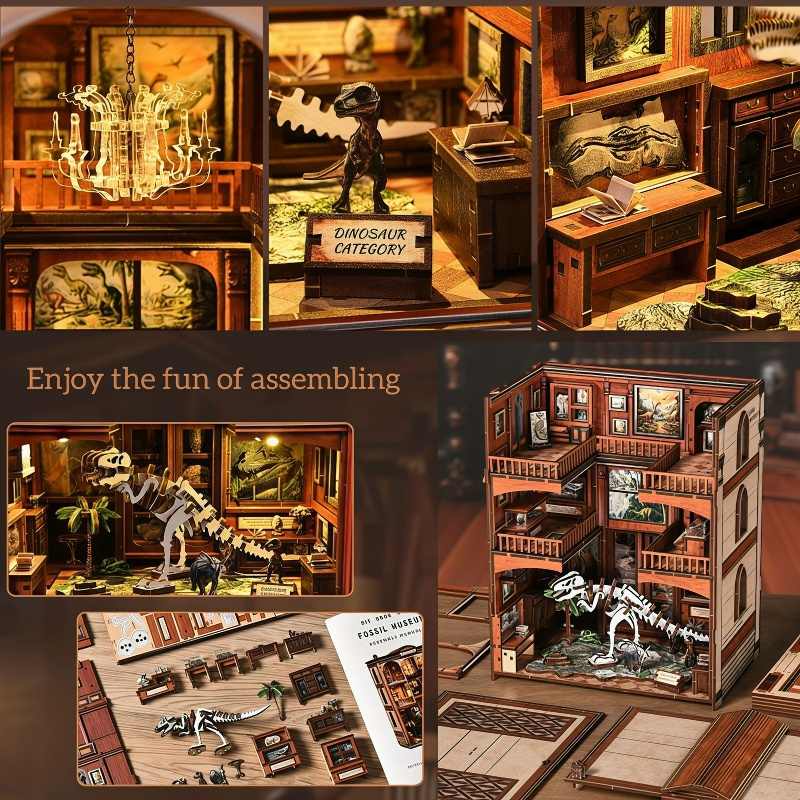 Fossil Museum DIY Book Nook Kit