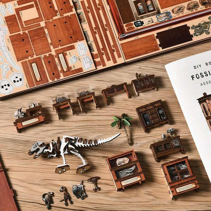 Fossil Museum DIY Book Nook Kit