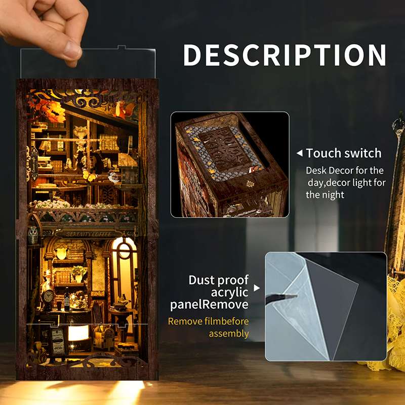 Serenity Coffee House Miniature House Kit