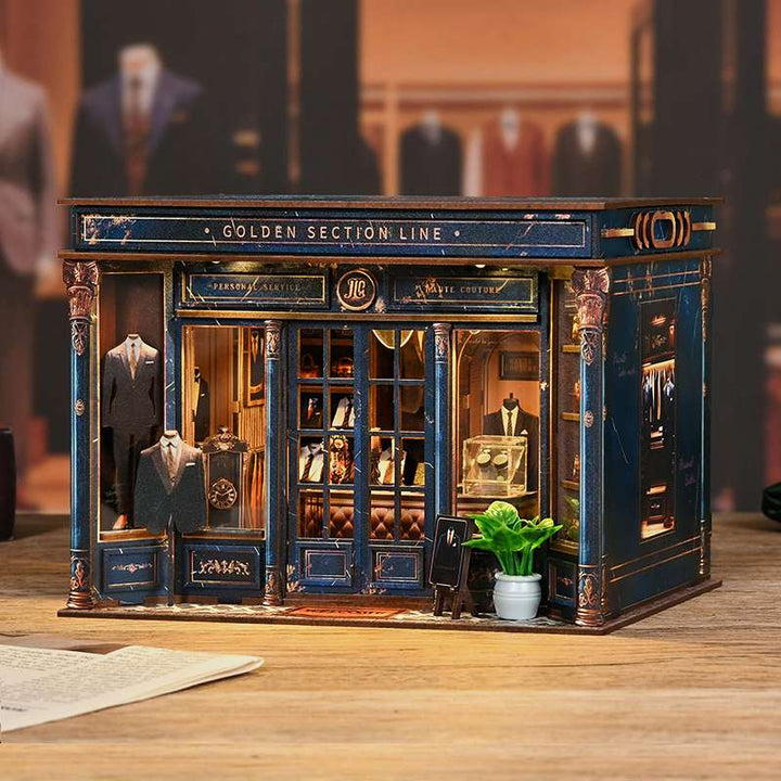 Bespoke Tailor Shop Miniature House Kit