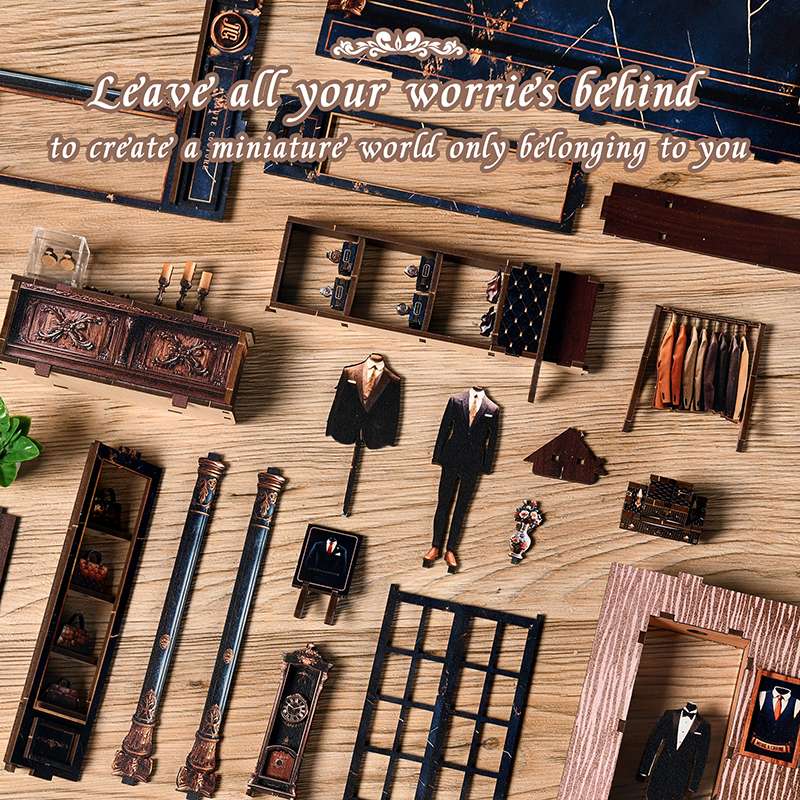 Bespoke Tailor Shop Miniature House Kit
