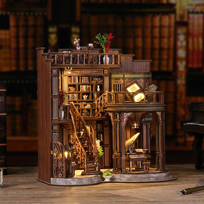 Grand Library Hall DIY Book Nook Kit