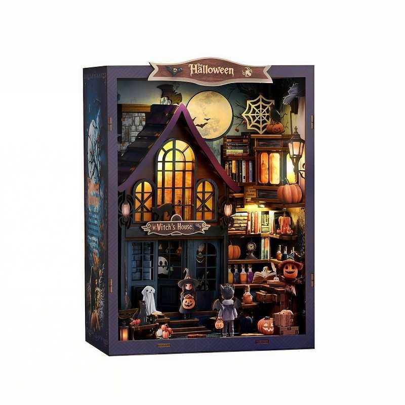 Haunted Castle Night DIY Book Nook Kit
