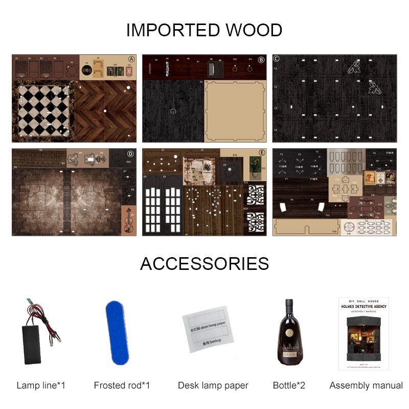 Mini Detective Agency DIY Book Nook Kit