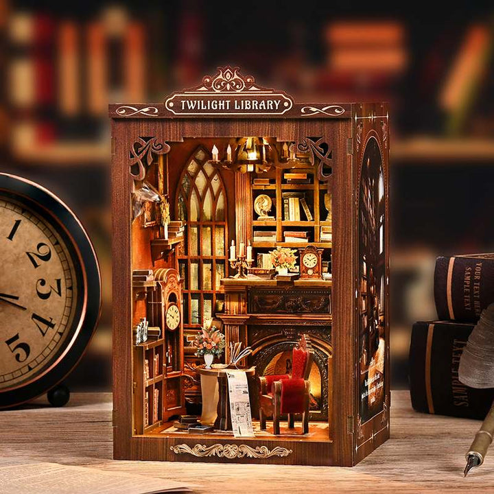 Vintage Study Room DIY Book Nook Kit