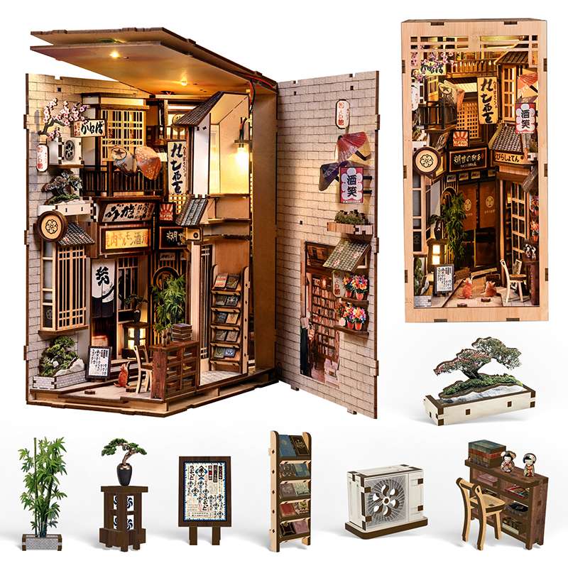 Cat Alley House DIY Book Nook Kit